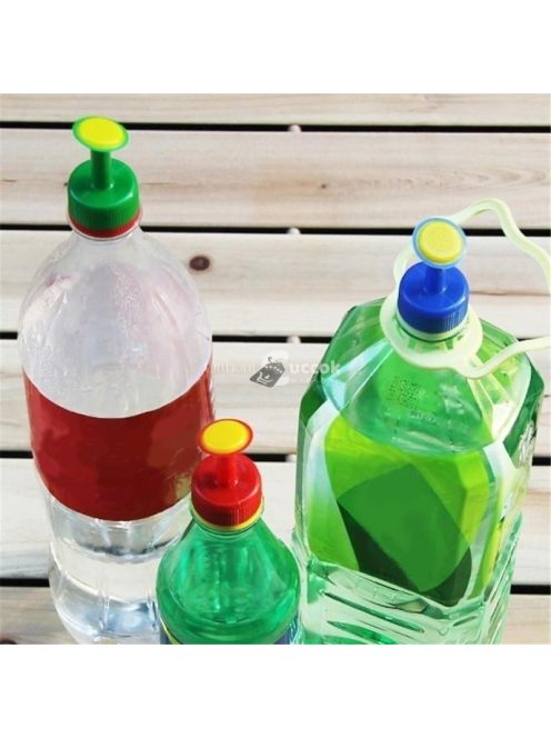 Öntöző kupak műanyag palackra, 5db