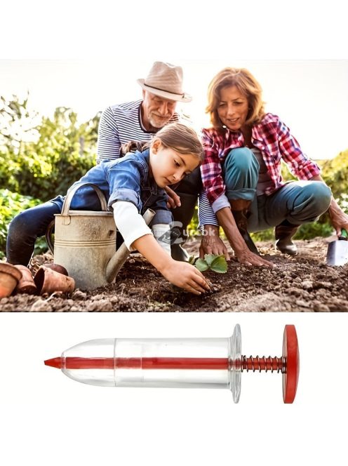 Mini kézi magvető fecskendő