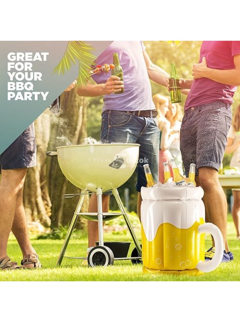 Felfújható italhűtő söröskorsó