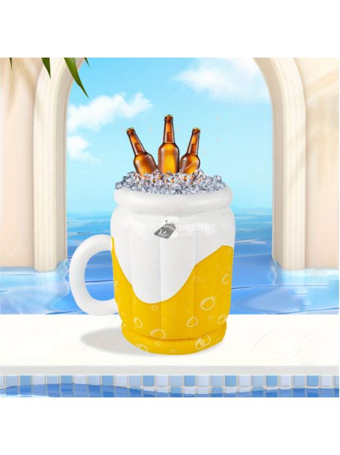 Felfújható italhűtő söröskorsó