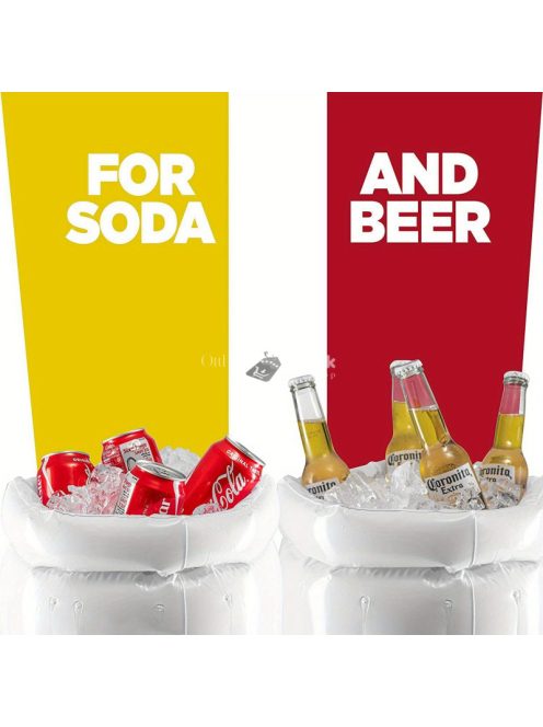 Felfújható italhűtő söröskorsó