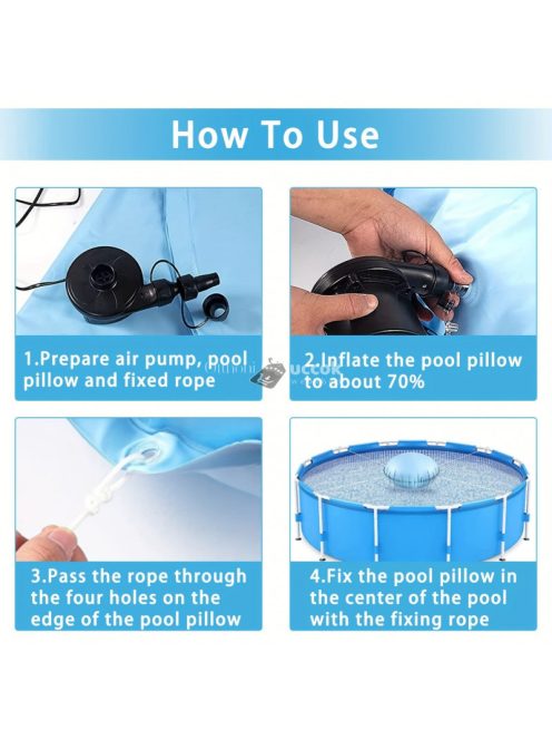 Medence légpárna a téli védelemhez