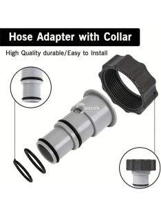 2db Tömlőadapter menetes szivattyúkhoz