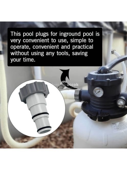 2db Tömlőadapter menetes szivattyúkhoz