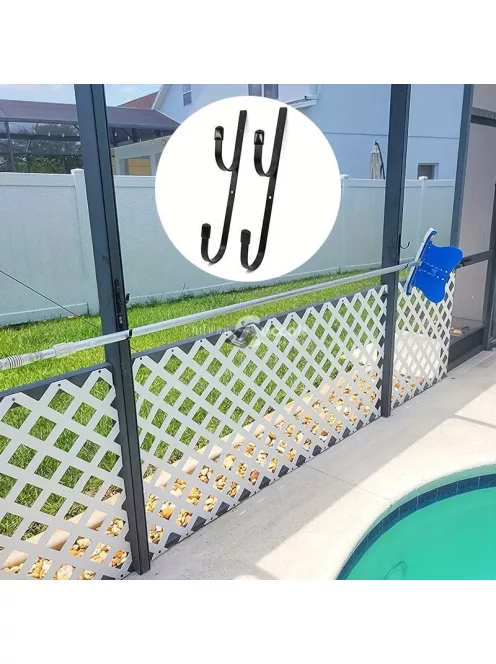 2db Kerti szerszámtartó horog