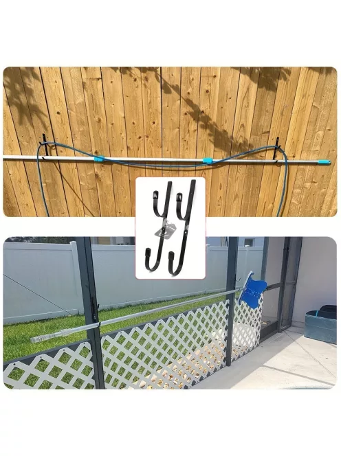 2db Kerti szerszámtartó horog