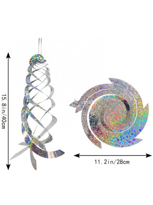 2db Madárriasztó fényvisszaverő spirál