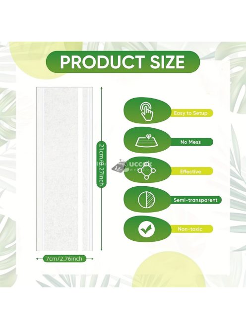 5db Ablakra tapasztható légycsapda