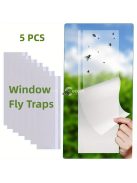 5db Ablakra tapasztható légycsapda