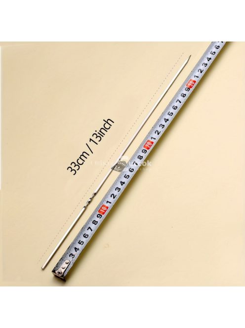 10 db Újrafelhasználható rozsdamentes acél BBQ nyárs