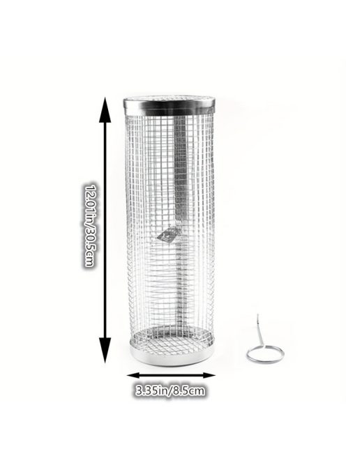 Rozsdamentes acél grillező henger