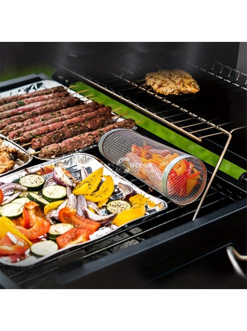 Rozsdamentes acél grillező henger