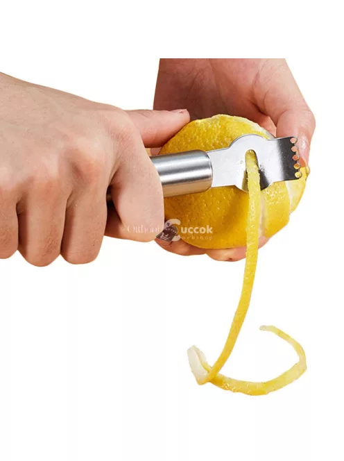 Rozsdamentes acél citromhéj reszelő
