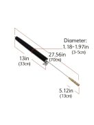 Szárítógép- és szellőző tisztító kefe