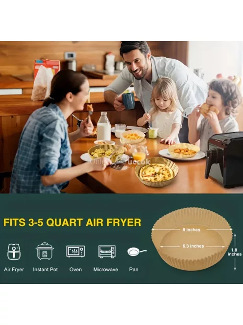50db Air Fryer sütőpapír, 16cm