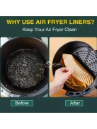 50db Air Fryer sütőpapír, 16cm