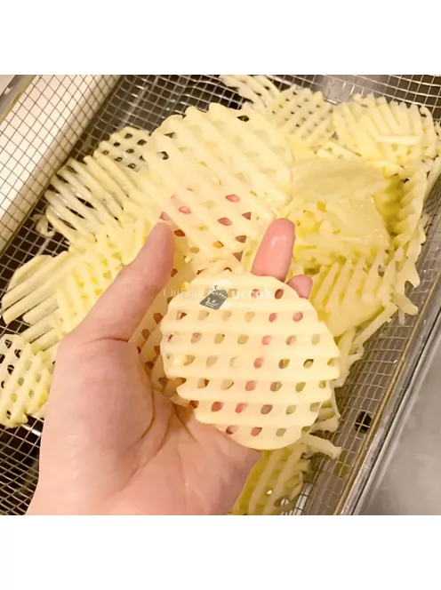 Rácsos burgonya szeletelő, zöldség szeletelő