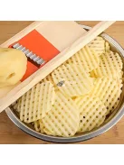 Rácsos burgonya szeletelő, zöldség szeletelő