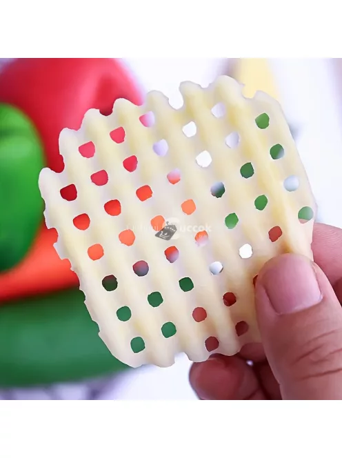 Rácsos burgonya szeletelő, zöldség szeletelő