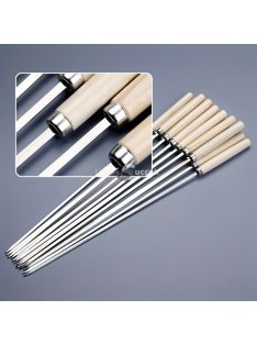 5db Grill nyárs fa nyéllel