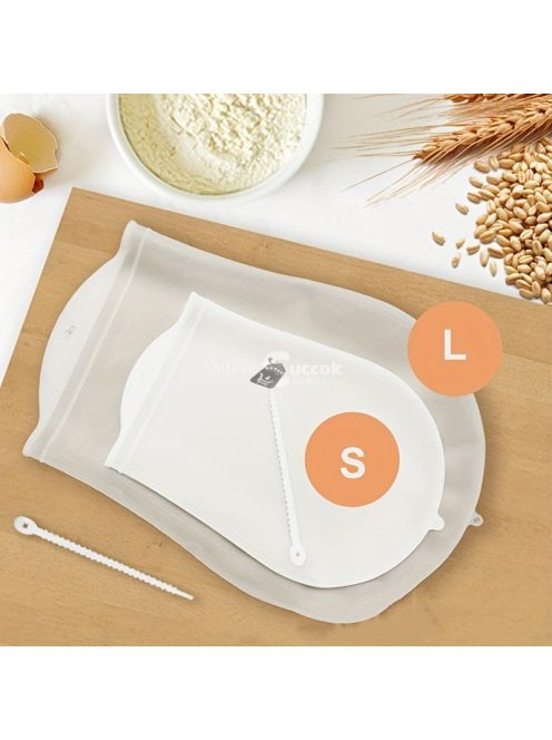 Szilikon tésztagyúró zsák