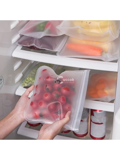 1db Újrafelhasználható Élelmiszer Tároló Zacskó