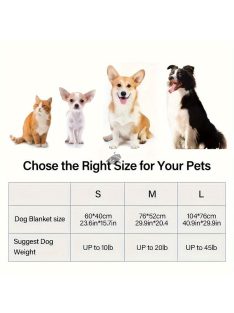 Plüss Kutyatakaró Mancsnyomattal