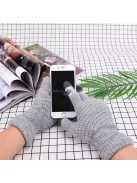 1 pár Kötött Kesztyű Érintőképernyős Telefonokhoz