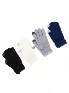 1 pár Kötött Kesztyű Érintőképernyős Telefonokhoz
