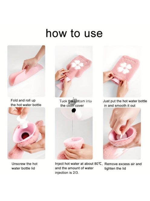 500 ml Melegvizes Zacskó Plüs Borítással