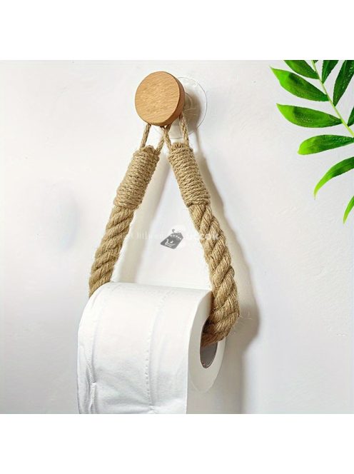 Kenderkötél WC Papír Tartó