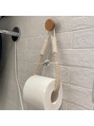 Kenderkötél WC Papír Tartó