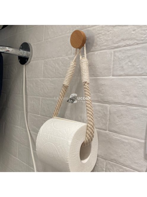 Kenderkötél WC Papír Tartó