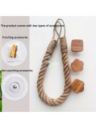 Kenderkötél WC Papír Tartó