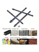 Lándzsafejű Kerámiafúró 7db 3-12mm