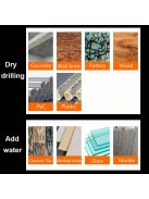 Lándzsafejű Kerámiafúró 7db 3-12mm