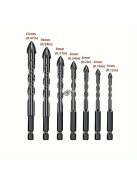 Lándzsafejű Kerámiafúró 7db 3-12mm