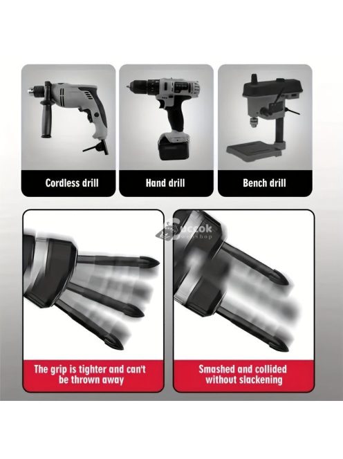 5db Lándzsafejű Fúrószár