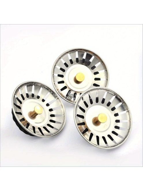 Rozsdamentes Konyhai Szűrődugó Mosogatóhoz