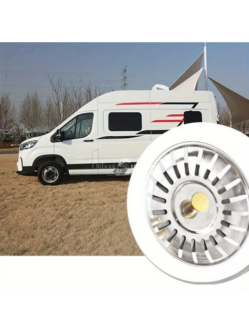 Rozsdamentes Konyhai Szűrődugó Mosogatóhoz