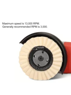 Lamellás Gyapjú Filc Polírozó Korong Sarokcsiszolóhoz