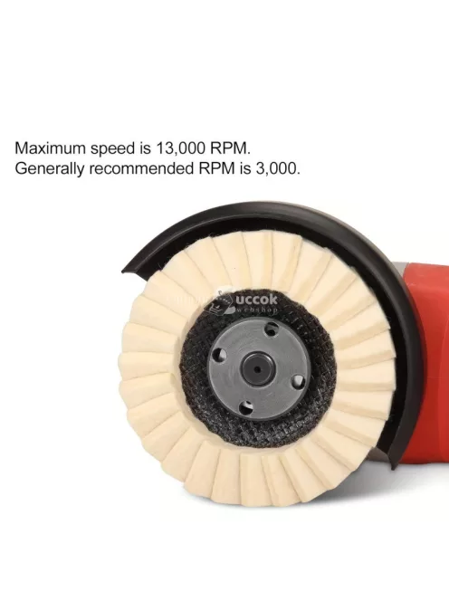 Lamellás Gyapjú Filc Polírozó Korong Sarokcsiszolóhoz