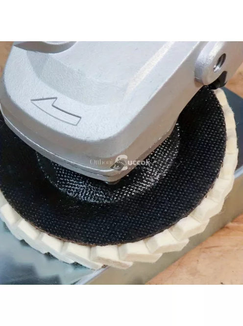 Lamellás Gyapjú Filc Polírozó Korong Sarokcsiszolóhoz