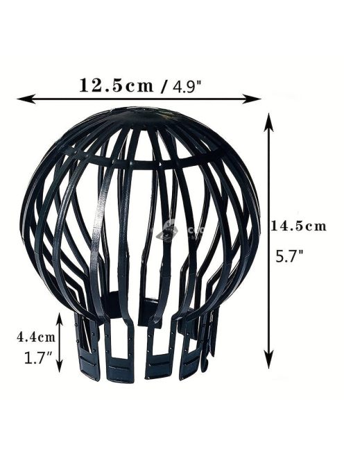 2db Műanyag Lombfogó Kosár Ereszcsatornához