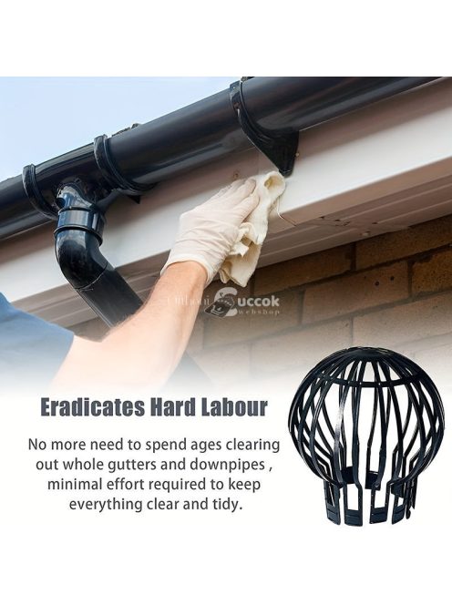 2db Műanyag Lombfogó Kosár Ereszcsatornához