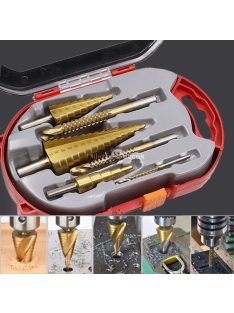 6 db Lépcsősfúró Készlet