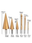 6 db Lépcsősfúró Készlet