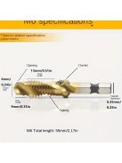 Kombinált Gépi Menetfúró Készlet
