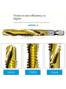 Kombinált Gépi Menetfúró Készlet