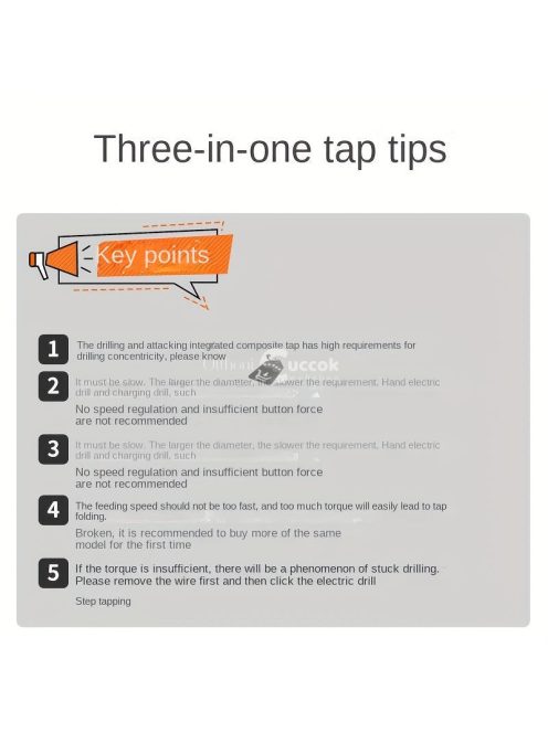 Kombinált Gépi Menetfúró Készlet